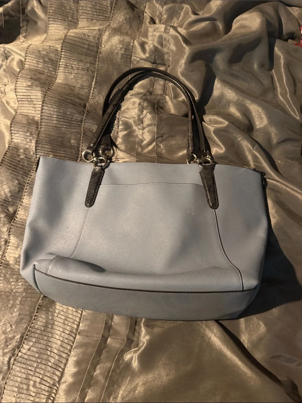 Coach leather tote